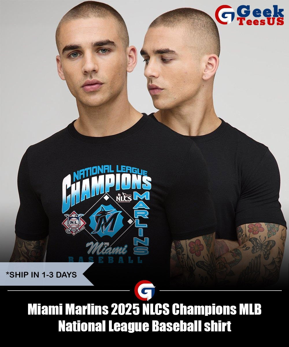 Miami Marlins 2025 NLCS Champions MLB National League Baseball shirt