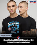 Miami Marlins 2025 NLCS Champions MLB National League Baseball shirt