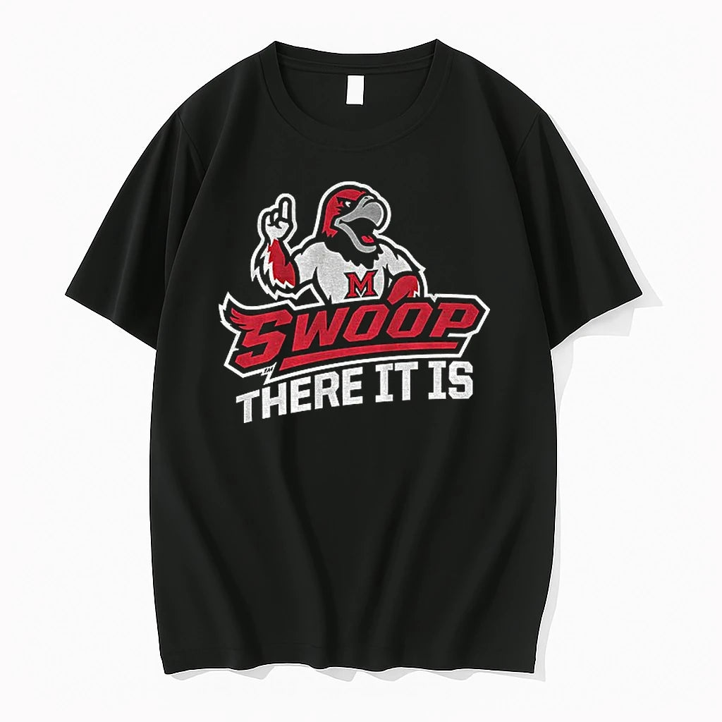 Miami Redhawks Basketball Swoop There It Is Tshirts Sweater Hoodie, Sweatshirt | HypeDripTees.com