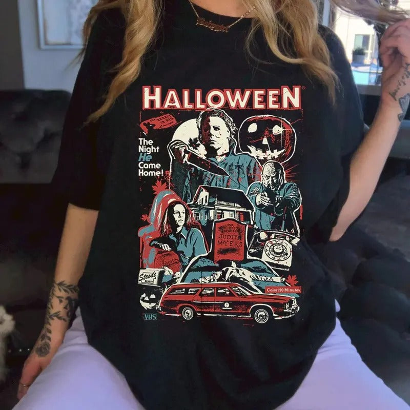 Michael Myers Halloween The Night He Came Home T Shirt Hoodie, Sweatshirt | HypeDripTees.com