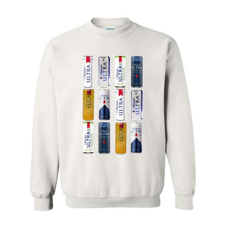 Michelob Ultra Beer Cans 2D Shirt, Beers Drinking, Michelob Ultra Tee, For Men And Women Hoodie, Sweatshirt