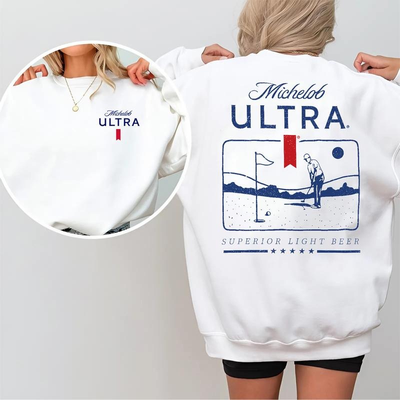 Michelob Ultra Golf Club 2_Sided Light Beer Vintage Golf Beer Lovers T-Shirts, Hoodie, Sweatshirt