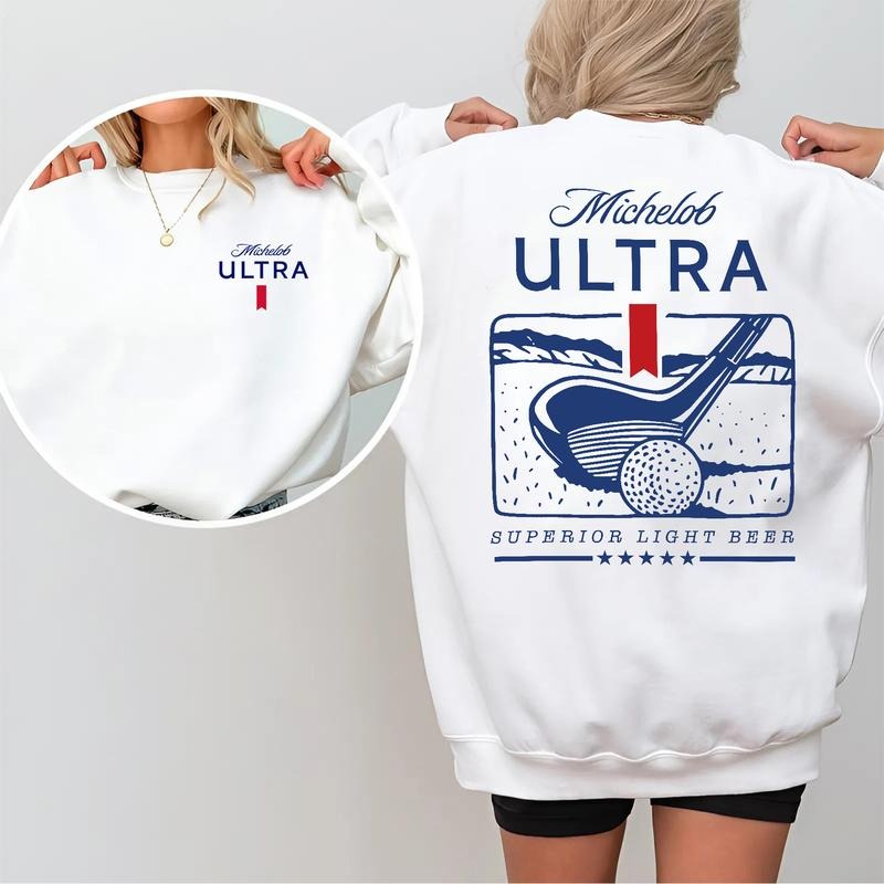 Michelob Ultra Golf Club Light Beer Retro Funny Beer Lover T-Shirts, Hoodie, Sweatshirt