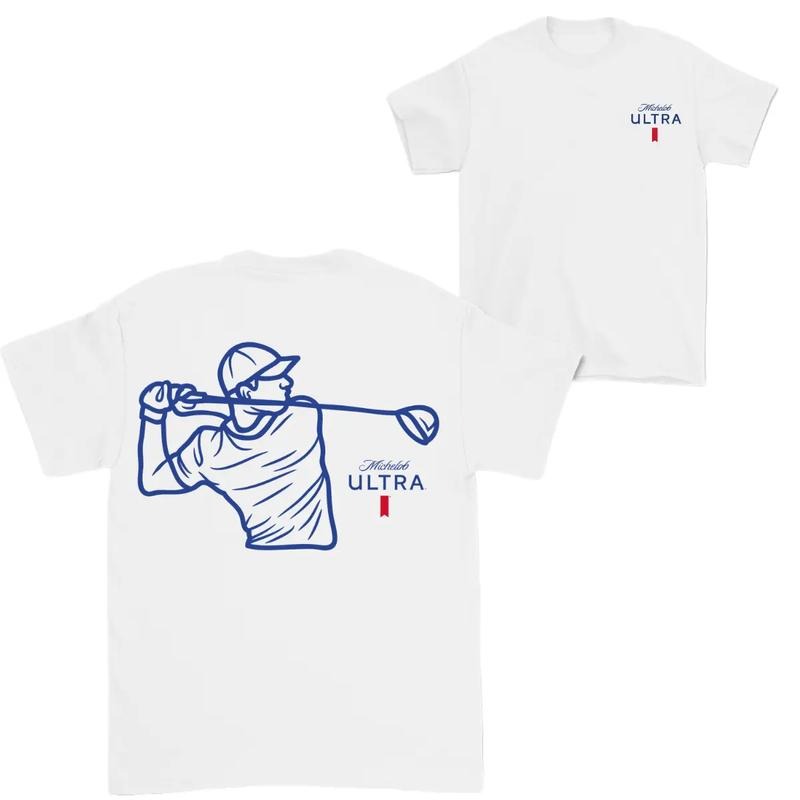 Michelob Ultra Golf T-shirt, 2 Side Golfing T-shirt For Women, For Men Hoodie, Sweatshirt | HypeDripTees.com