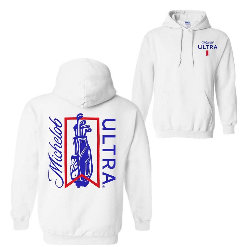 Michelob Ultra Golfing 2 Sided T-Shirt Sweatshirt Hoodie, For Men And Women | HypeDripTees.com