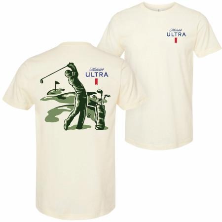 Michelob Ultra Golfing Hole In One Front and Back Print T-Shirt Hoodie, Sweatshirt | HypeDripTees.com