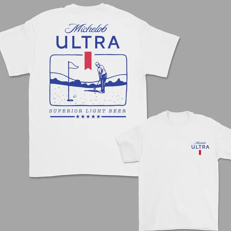 Michelob Ultra Golfing New Version T-Shirt, 2 Side T-Shirt For Men, Gift For Menstyle{n002}2 Hoodie, Sweatshirt