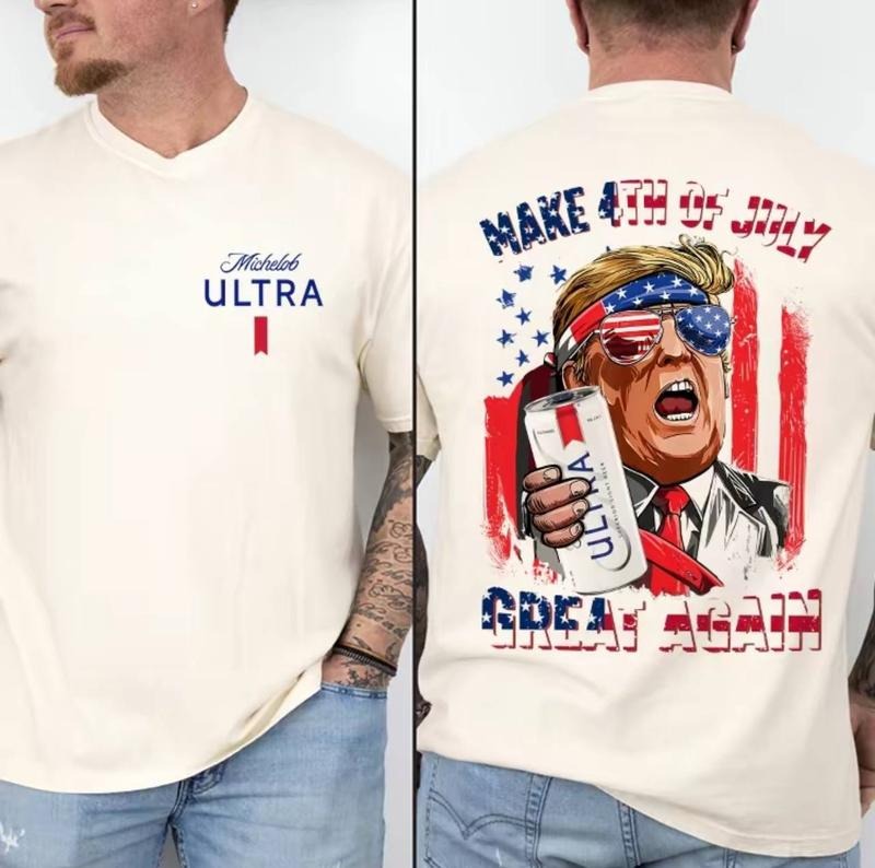 Michelob Ultra Make 4th of July America Great Again shirt Hoodie, Sweatshirt | HypeDripTees.com