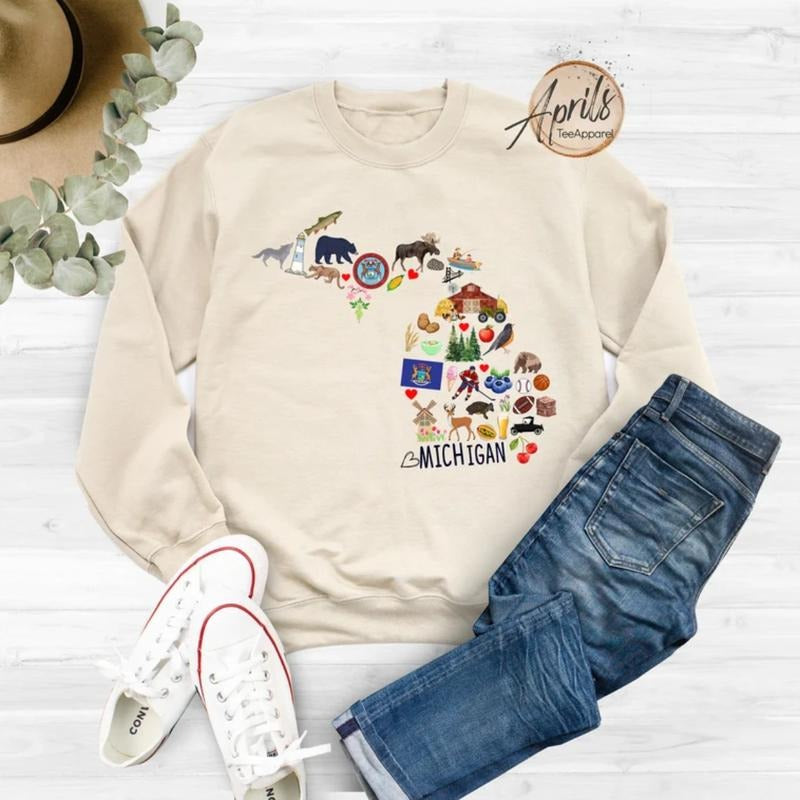 Michigan Sweatshirt, Michigan Hoodie, Michigan Trip Shirt | HypeDripTees.com