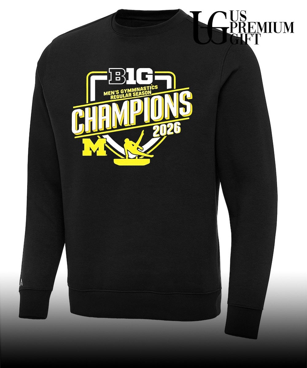 Michigan Wolverines 2026 Men’s Gymnastics Big Ten Champions shirt
