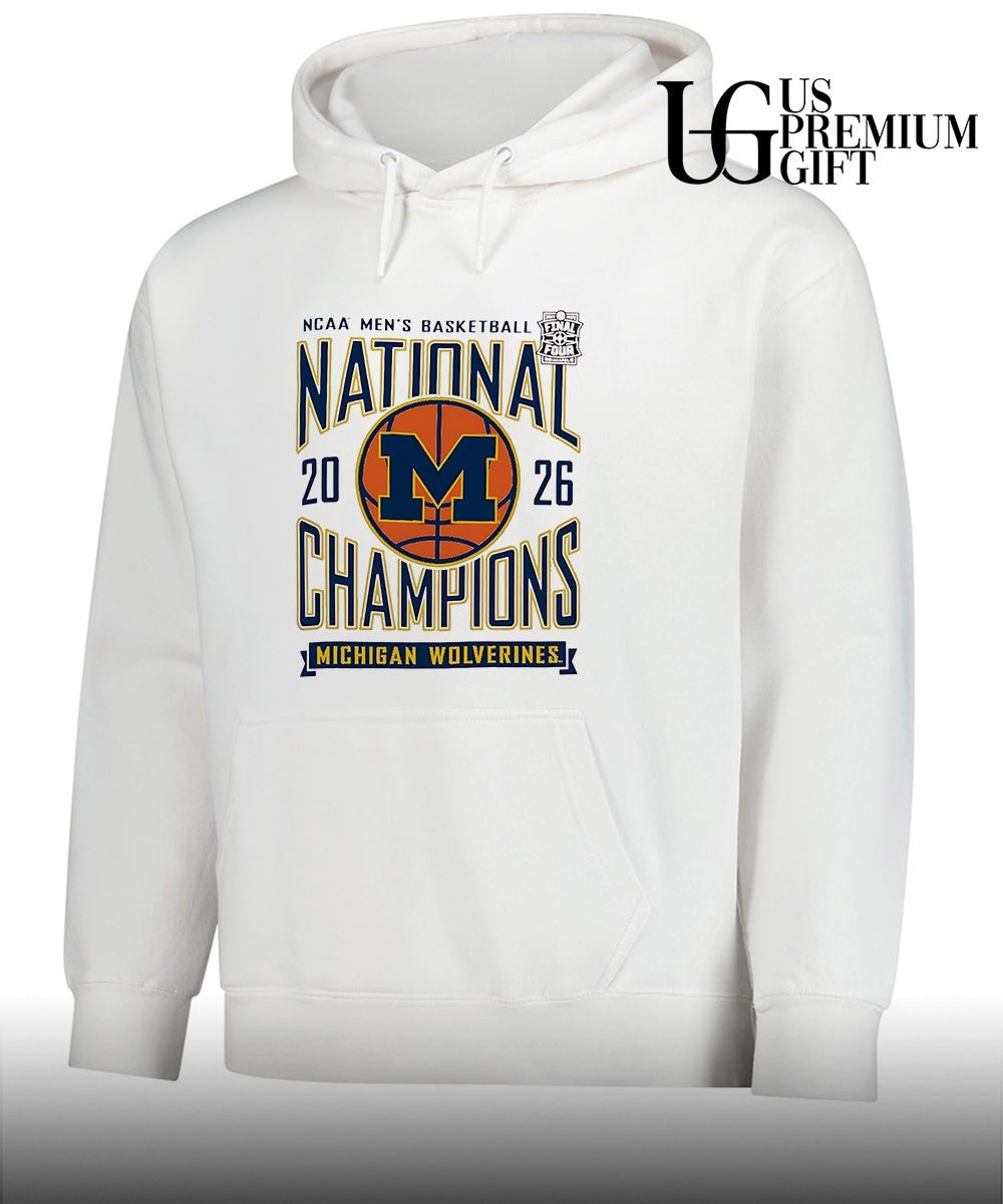 Michigan Wolverines 2026 NCAA D1 Men’s Basketball National Champions shirt
