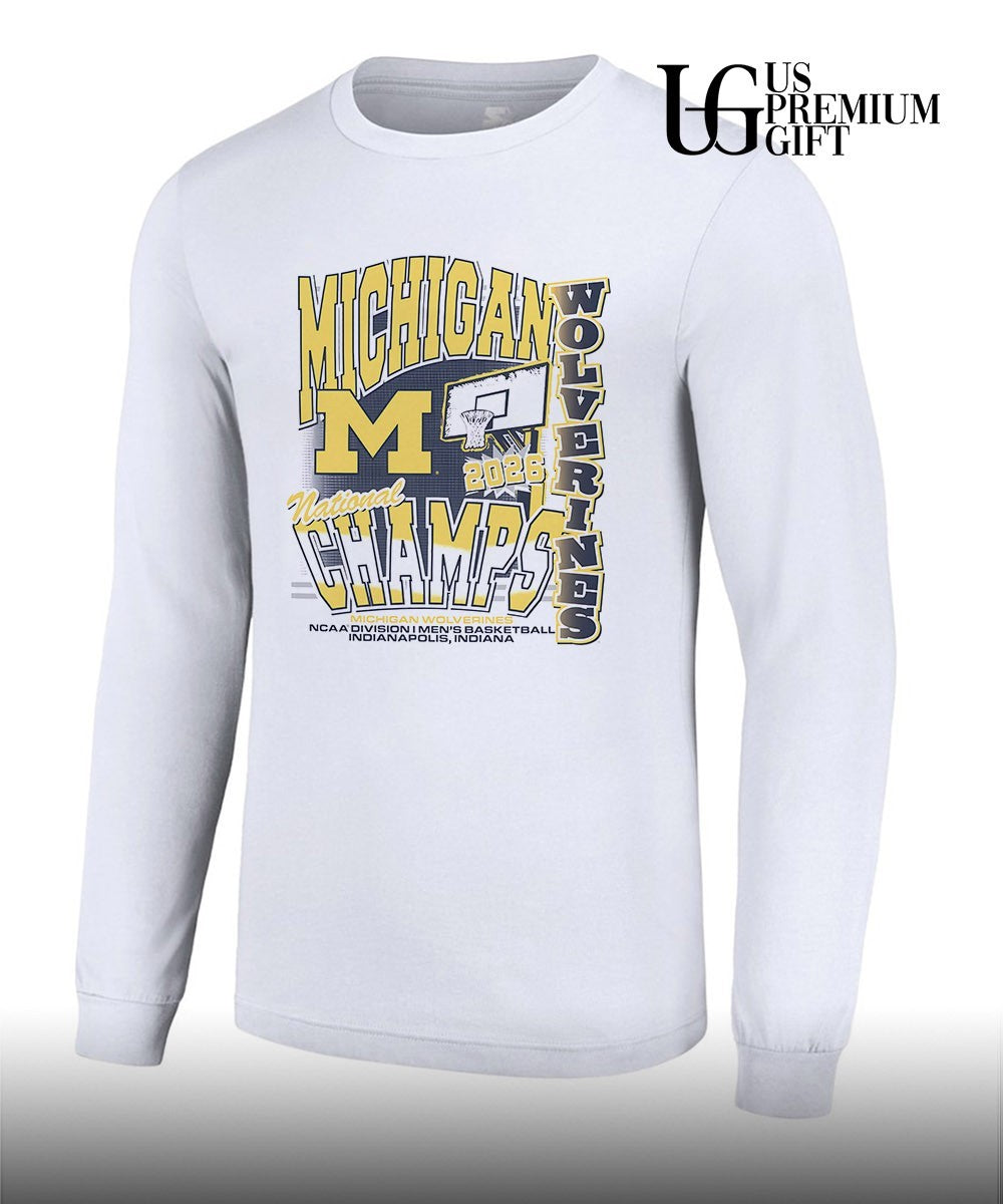 Michigan Wolverines 2026 NCAA Men’s Basketball National Champions Graphic shirt