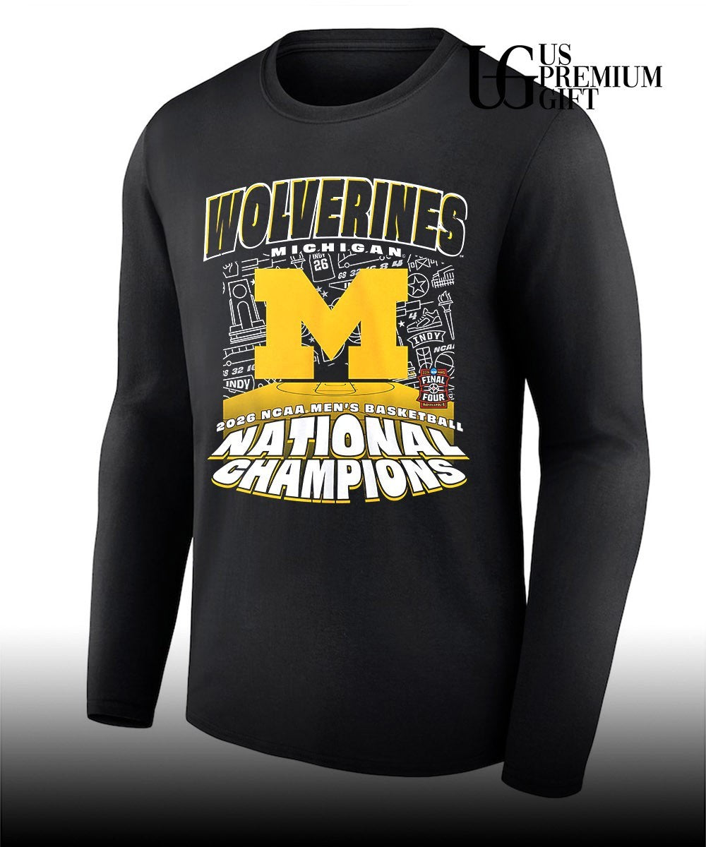 Michigan Wolverines 2026 NCAA Men’s Basketball National Champions Indy shirt