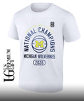 Michigan Wolverines 2026 NCAA Men’s Basketball National Champions fast break shirt