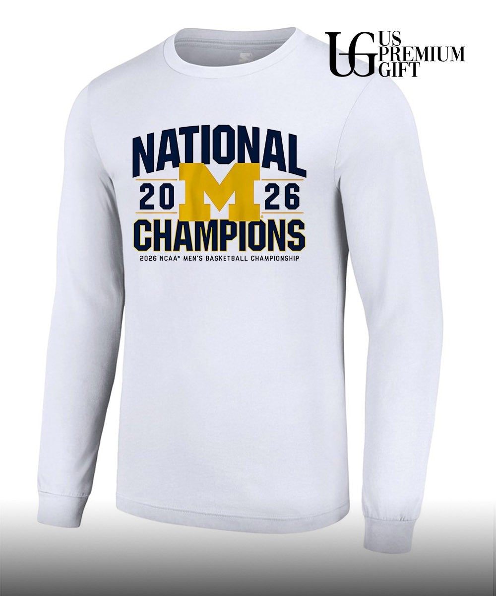 Michigan Wolverines 2026 NCAA Men’s Basketball National Champs classic shirt