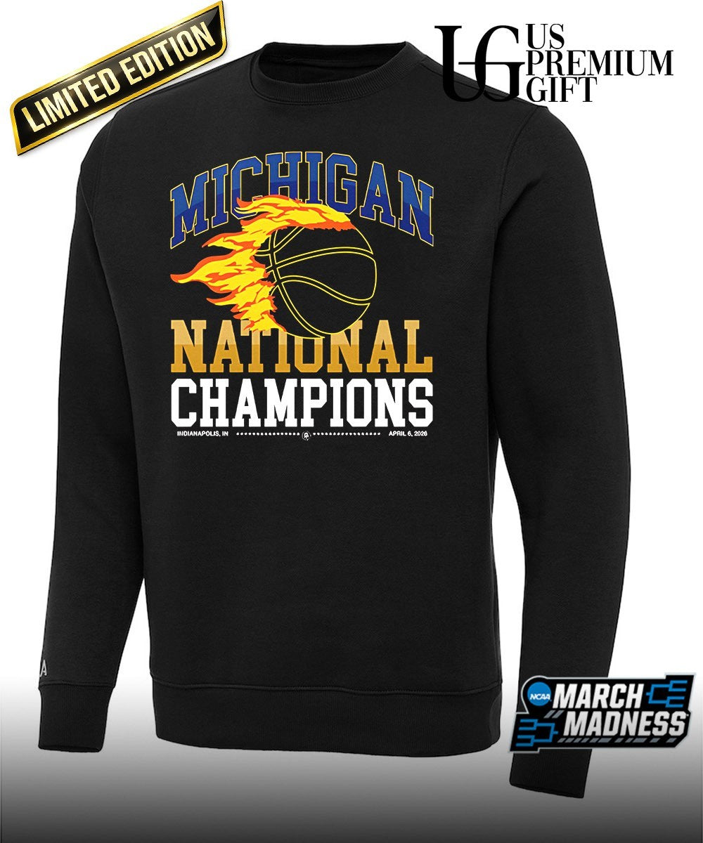 Michigan Wolverines 2026 NCAA Men’s Basketball National Champs hail to the victors shirt