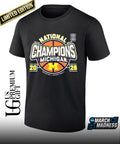 Michigan Wolverines 2026 NCAA Men’s basketball National Champions T-shirt