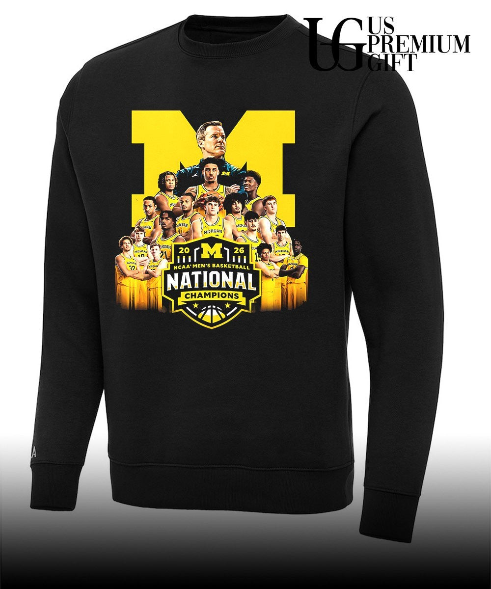 Michigan Wolverines NCAA Men’s Basketball National Champions 2026 shirt