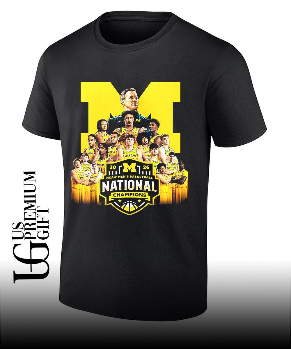 Michigan Wolverines NCAA Men’s Basketball National Champions 2026 shirt