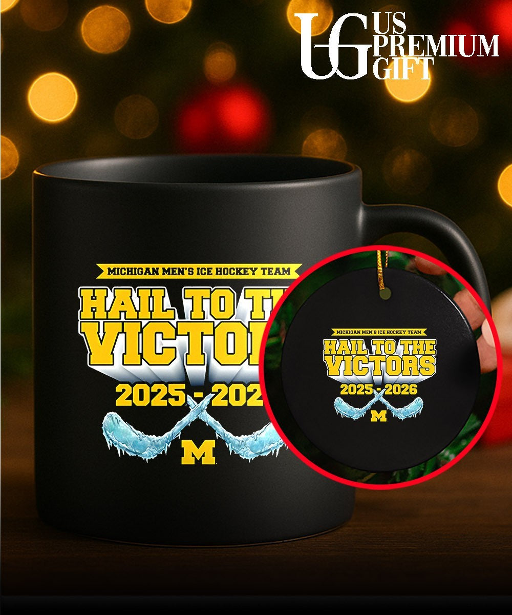 Michigan Wolverines ice hockey team Hail To The Victoras 2025-2026 shirt