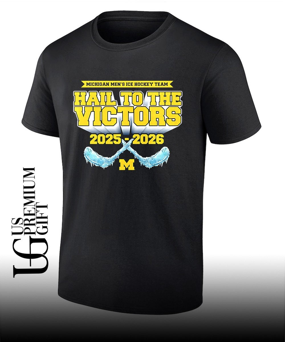 Michigan Wolverines ice hockey team Hail To The Victoras 2025-2026 shirt