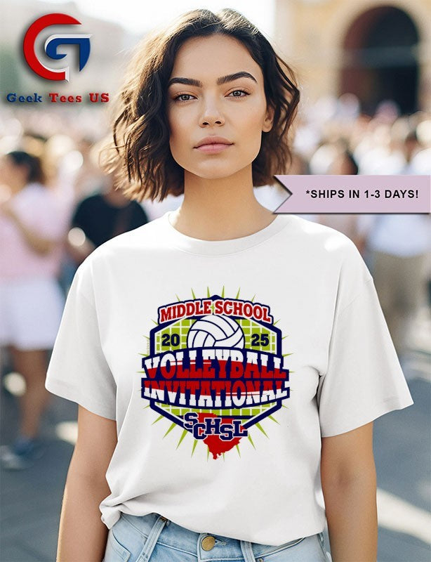 Middle School Volleyball Invitational SCHSL 2025 shirt