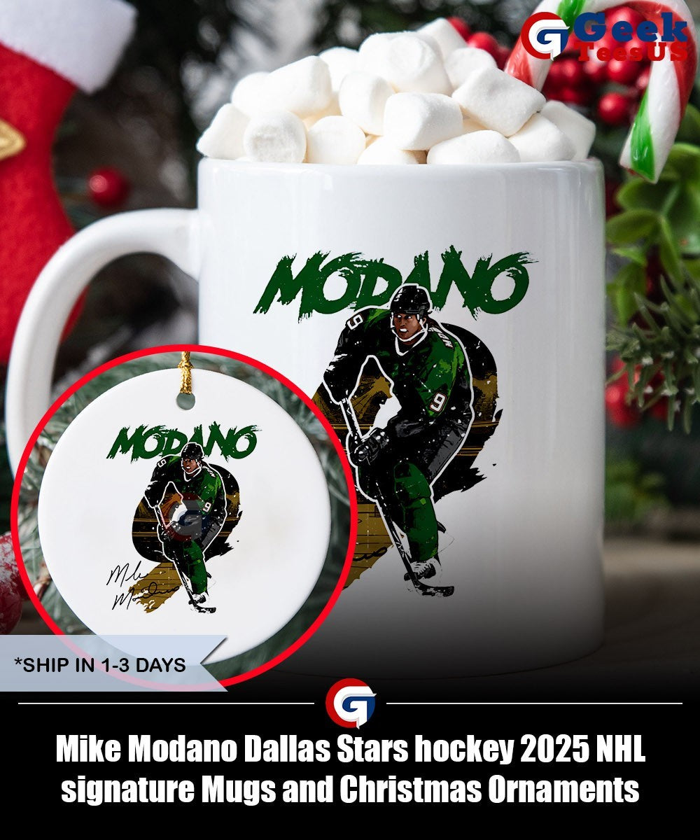 Mike Modano Dallas Stars hockey 2025 NHL signature shirt
