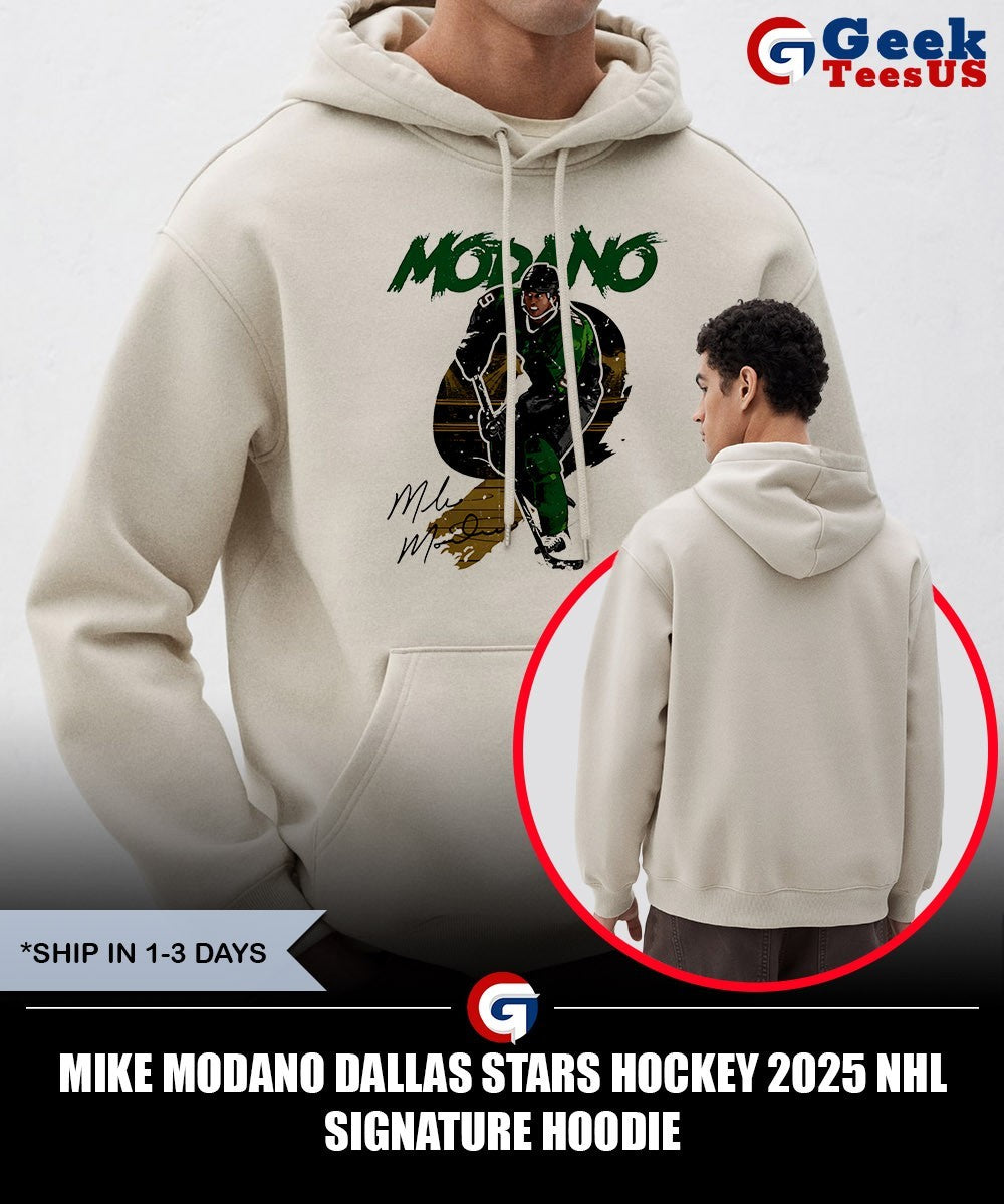 Mike Modano Dallas Stars hockey 2025 NHL signature shirt