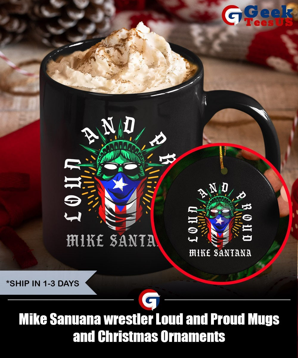 Mike Sanuana wrestler Loud and Proud shirt