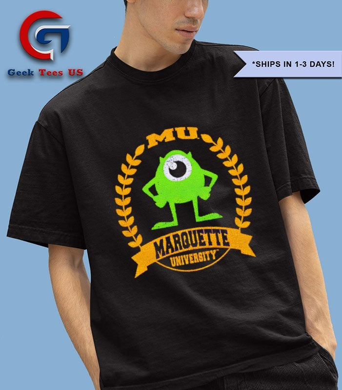 Mike Wazowski Marquette University logo shirt