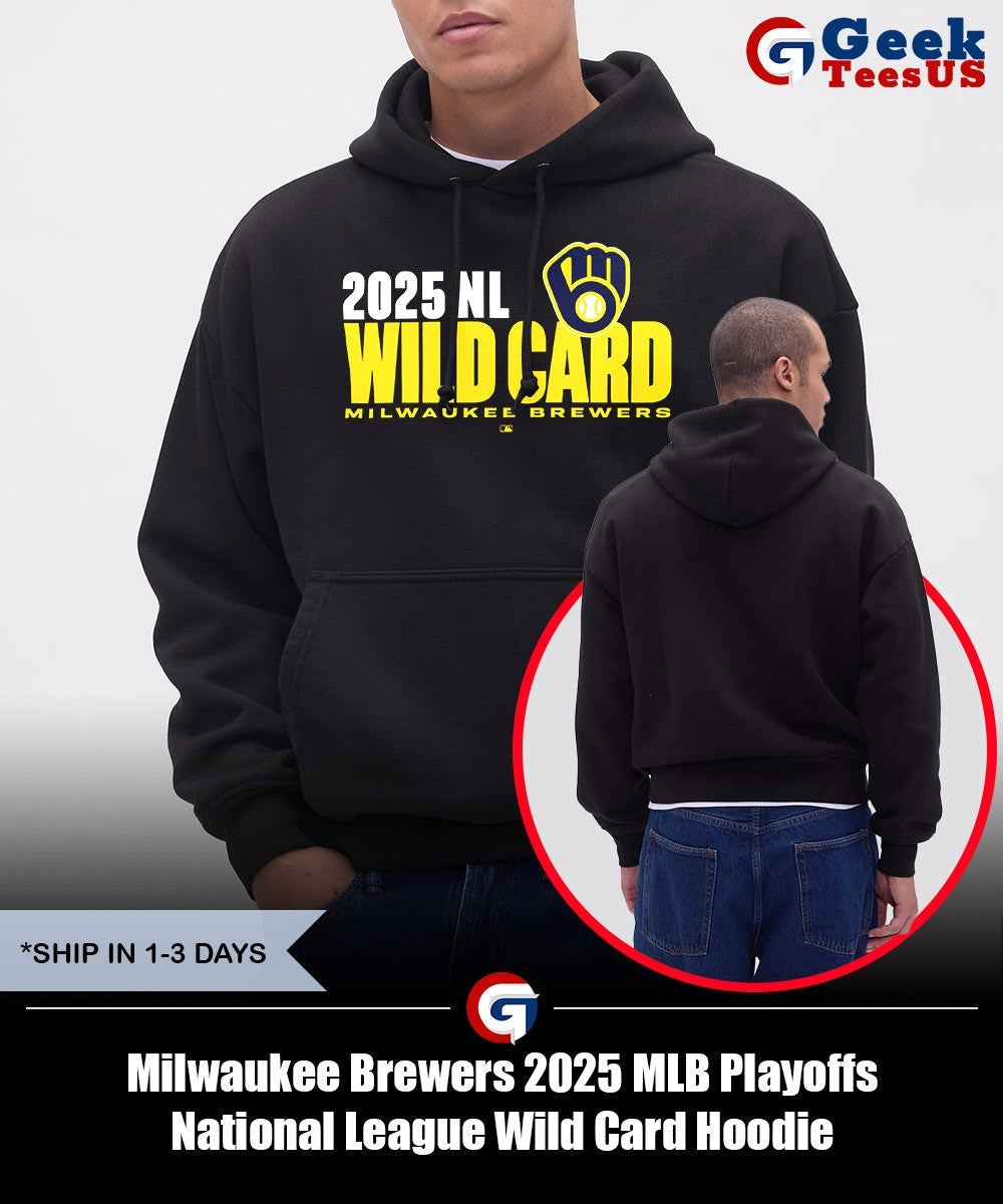 Milwaukee Brewers 2025 MLB Playoffs National League Wild Card shirt