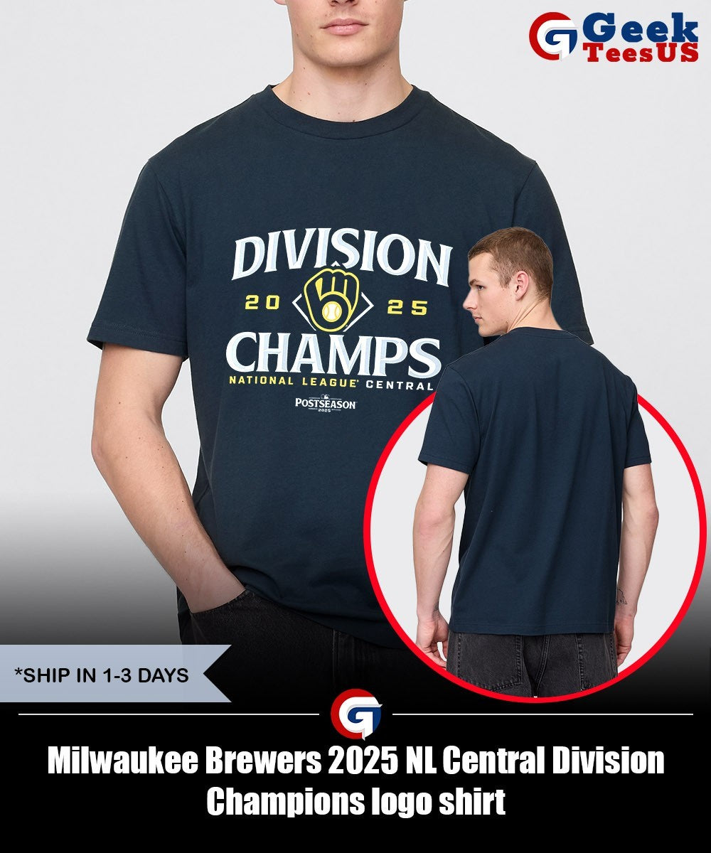 Milwaukee Brewers 2025 NL Central Division Champions logo shirt