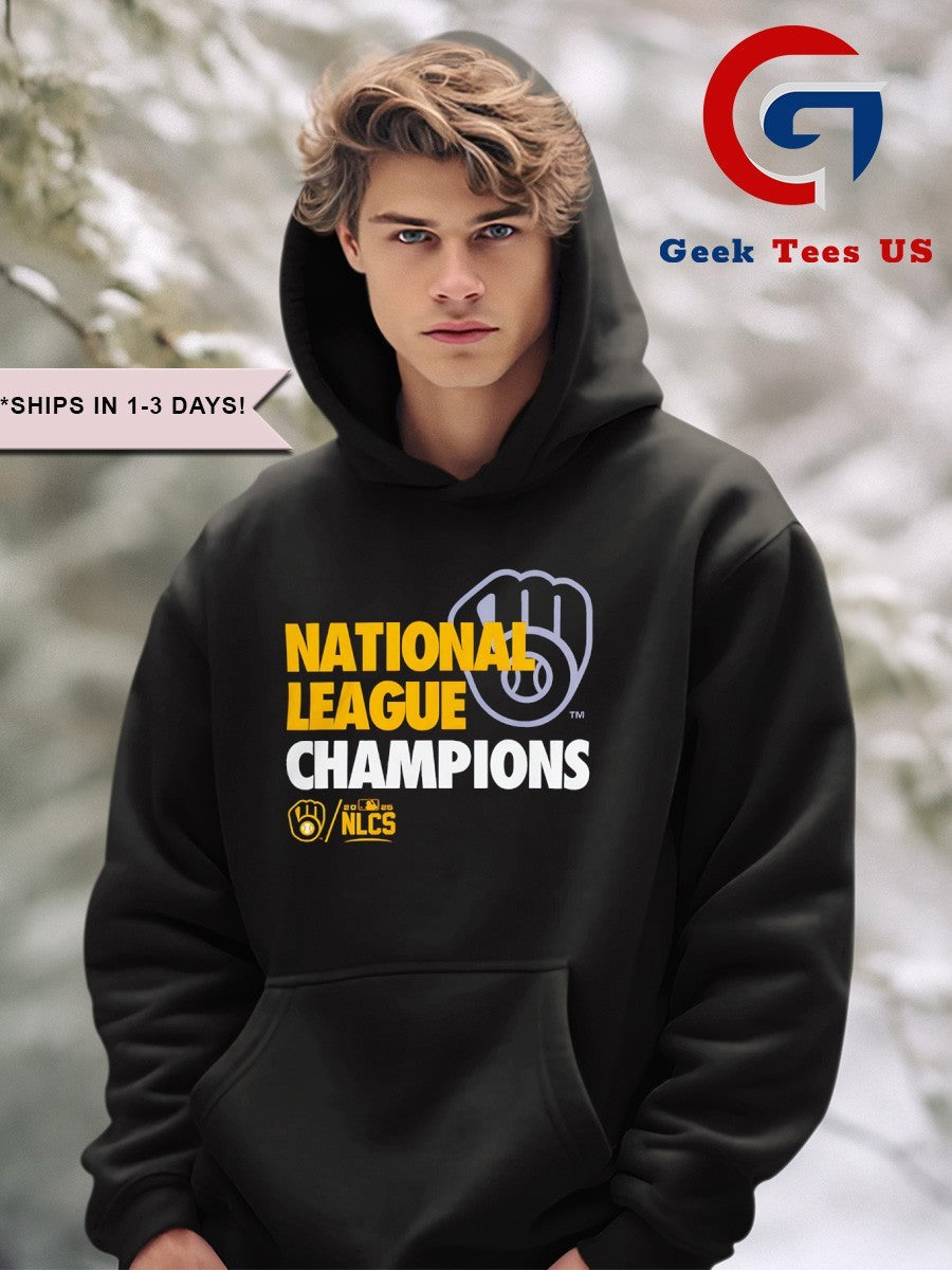 Milwaukee Brewers MLB 2025 National League Champions shirt