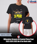 Milwaukee Brewers NL Central Three Peat 2023 2024 2025 Do It For Ueck shirt