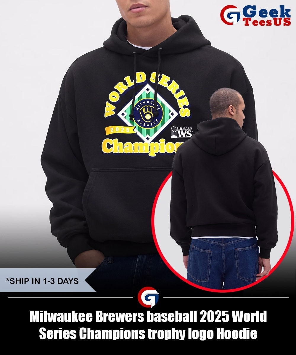 Milwaukee Brewers baseball 2025 World Series Champions trophy logo shirt