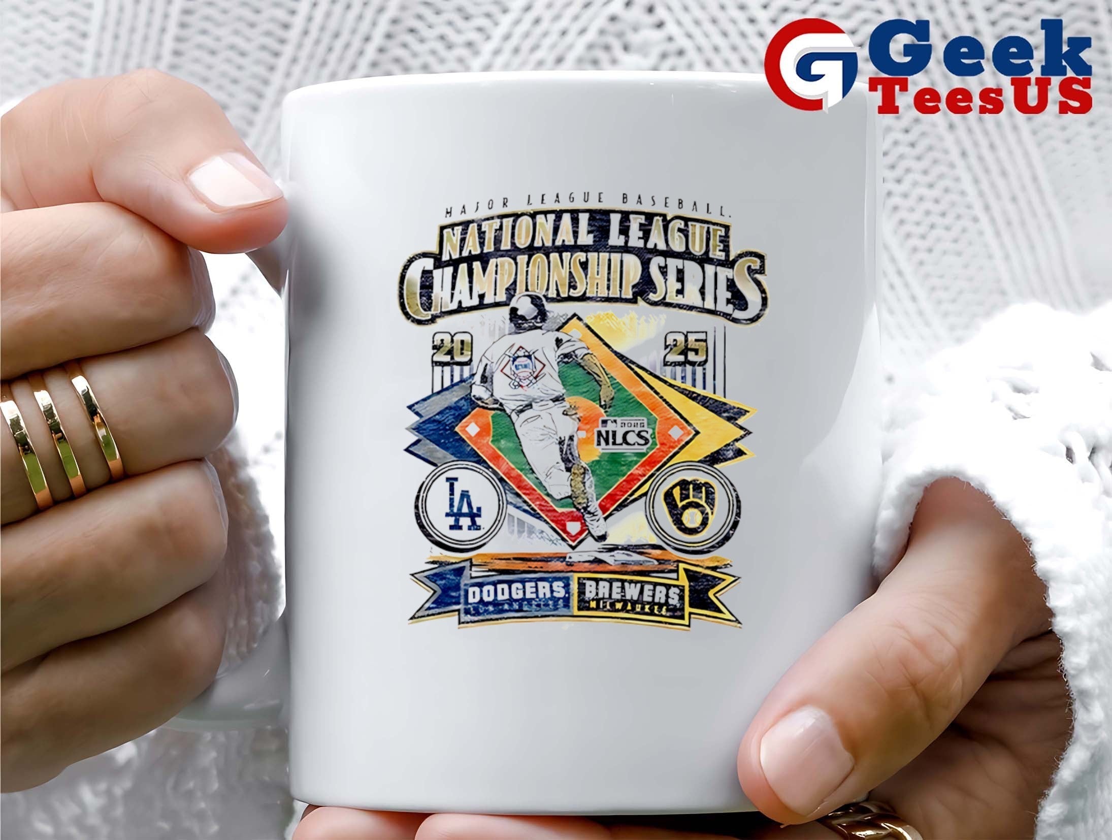 Milwaukee Brewers vs Los Angeles Dodgers 2025 NLCS Match Up shirt