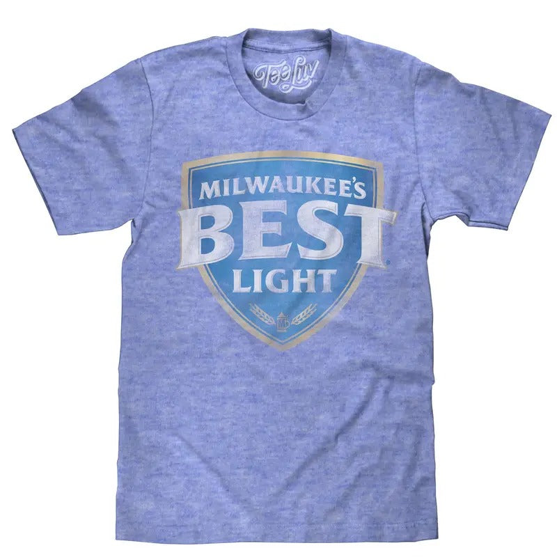 Milwaukee's Best Light Logo T-Shirt - Blue Hoodie, Sweatshirt | HypeDripTees.com