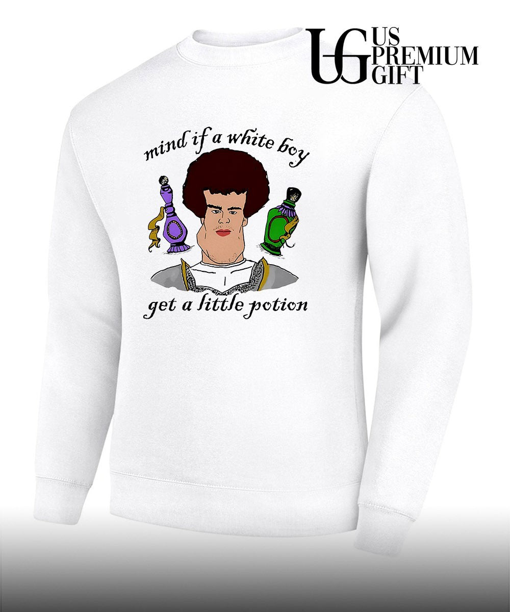 Mind if a white boy get a little potion shirt