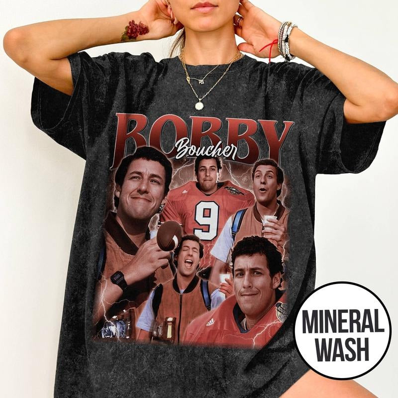 [ Mineral Wash ] Bobby Boucher Homage Shirt, The Waterboy Adam Sandler Shirt, Bobby Boucher Movie, Bootleg Rap Style...