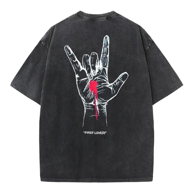 [ Mineral Wash ] First Love Christian Washed TShirt Jesus Graphic Washed Style Shirt Hoodie, Sweatshirt | HypeDripTees.com