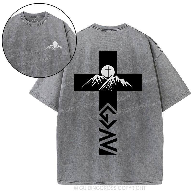 [ Mineral Wash ] God Is Greater Than Highs And Lows Christian Washed TShirt Jesus Graphic Washed Style Shirt Hoodie,...