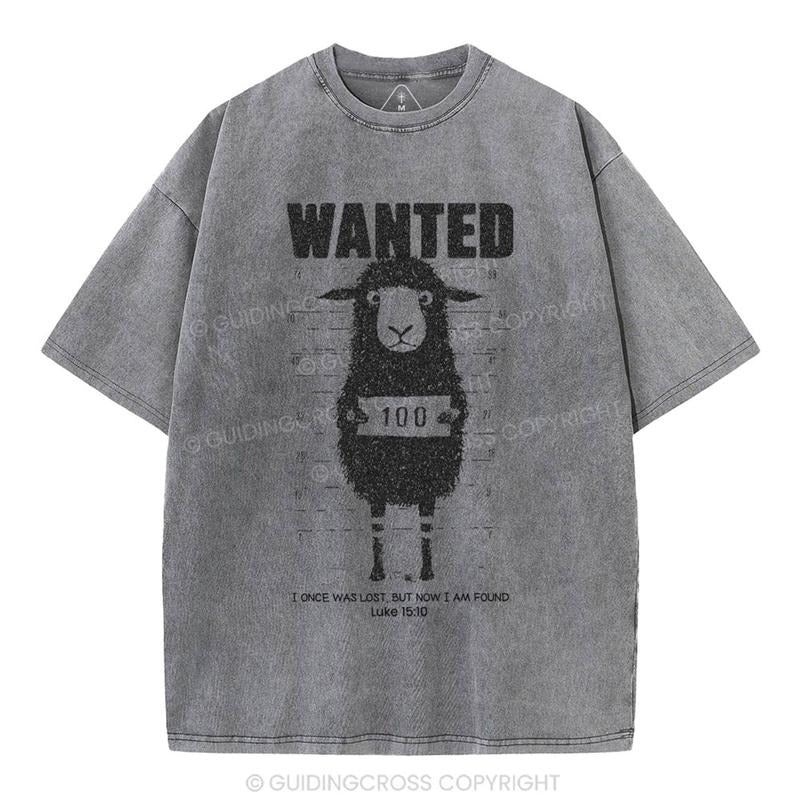 [ Mineral Wash ] I Once Was Lost But Now I Am Found Christian Washed Shirt Jesus Graphic Washed Style Shirt Hoodie,...