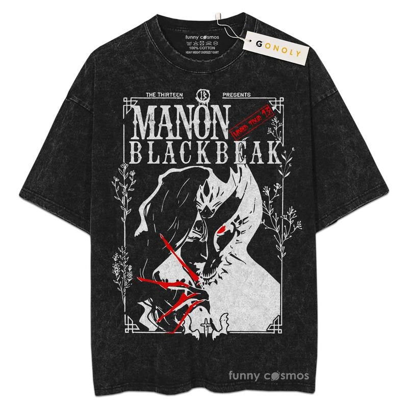 [ Mineral Wash ] Manon Blackbeak Trendy Shirt, Throne Of Glass For Fans Lover Book, Bookish, Graphic Washed Style Shirt...