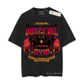 [ Mineral Wash ] Retro Funny Darkfire Gym Tee Anime Fan Lovers Streetwear & Washed Gym Style Shirt