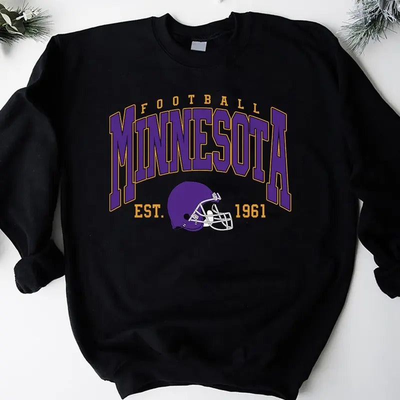 Minnesota Football Crewneck Sweatshirt, Sweatshirt, Minnesota Fan Gift, Game Day Shirts Hoodie | HypeDripTees.com