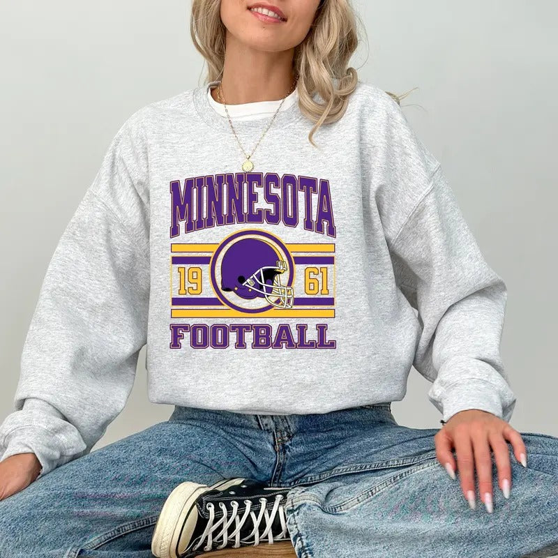 Minnesota Football Sweatshirt Shirts And Hoodie, Trendy Minnesota Football Fan Shirt, Minnesota Game Day Shirt, Trendy...