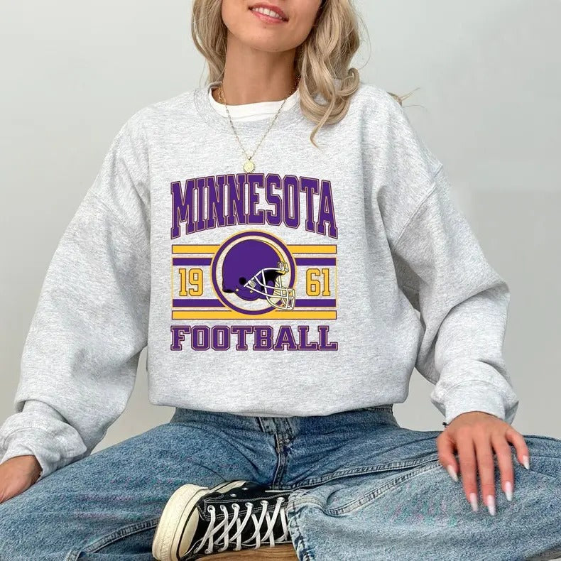 Minnesota Football Sweatshirt, Trendy Minnesota Football Fan Shirt, Minnesota Game Day Shirt, Trendy Viking Sweatshirt Hoodie