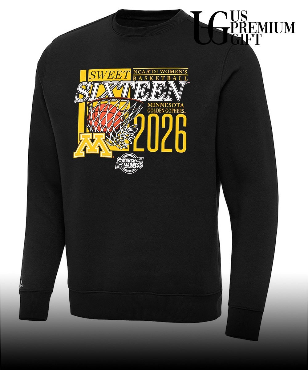 Minnesota Golden Gophers Sweet Sixteen NCAA 2026 Division 1 Women’s basketball March Madness shirt