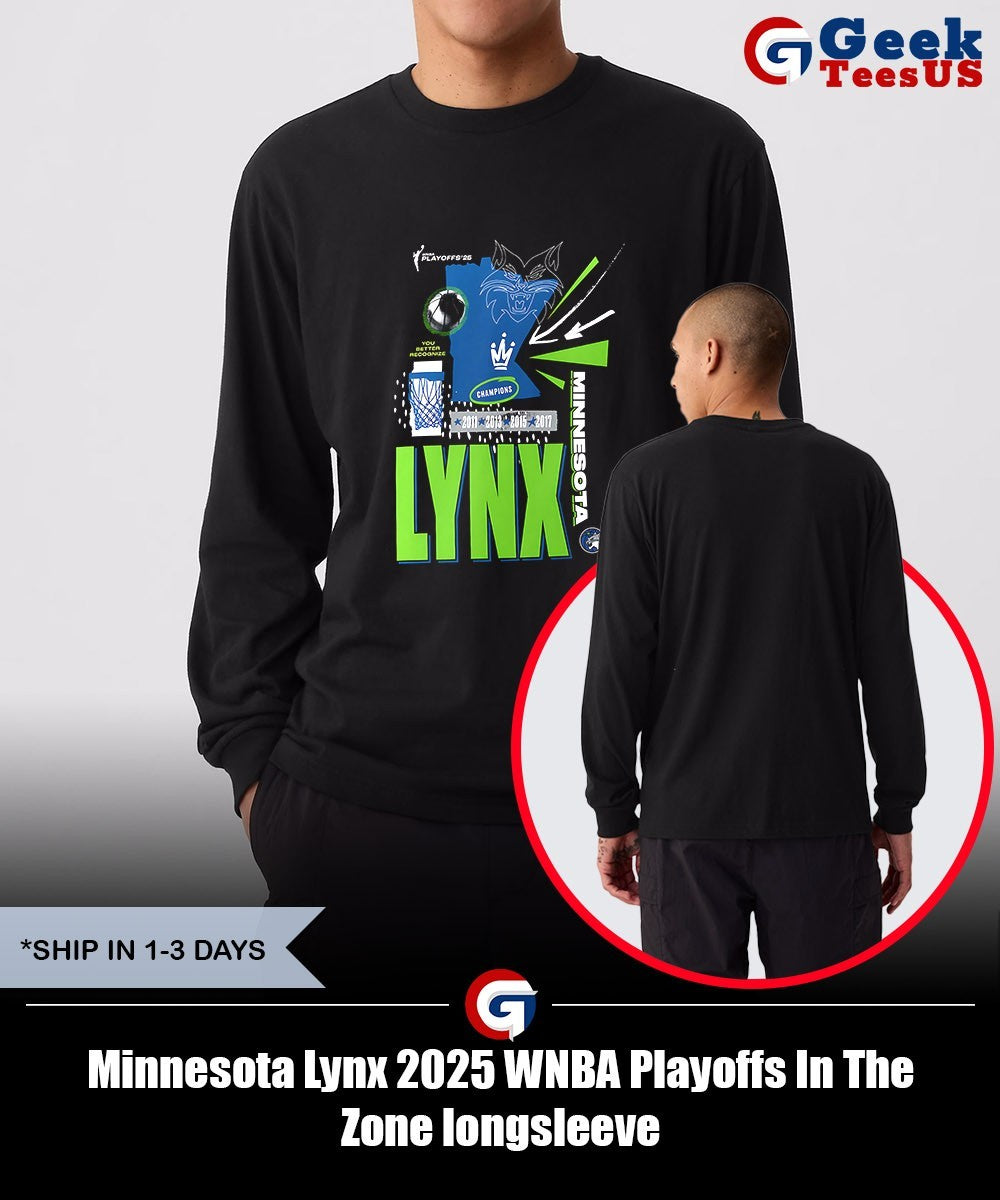 Minnesota Lynx 2025 WNBA Playoffs In The Zone shirt