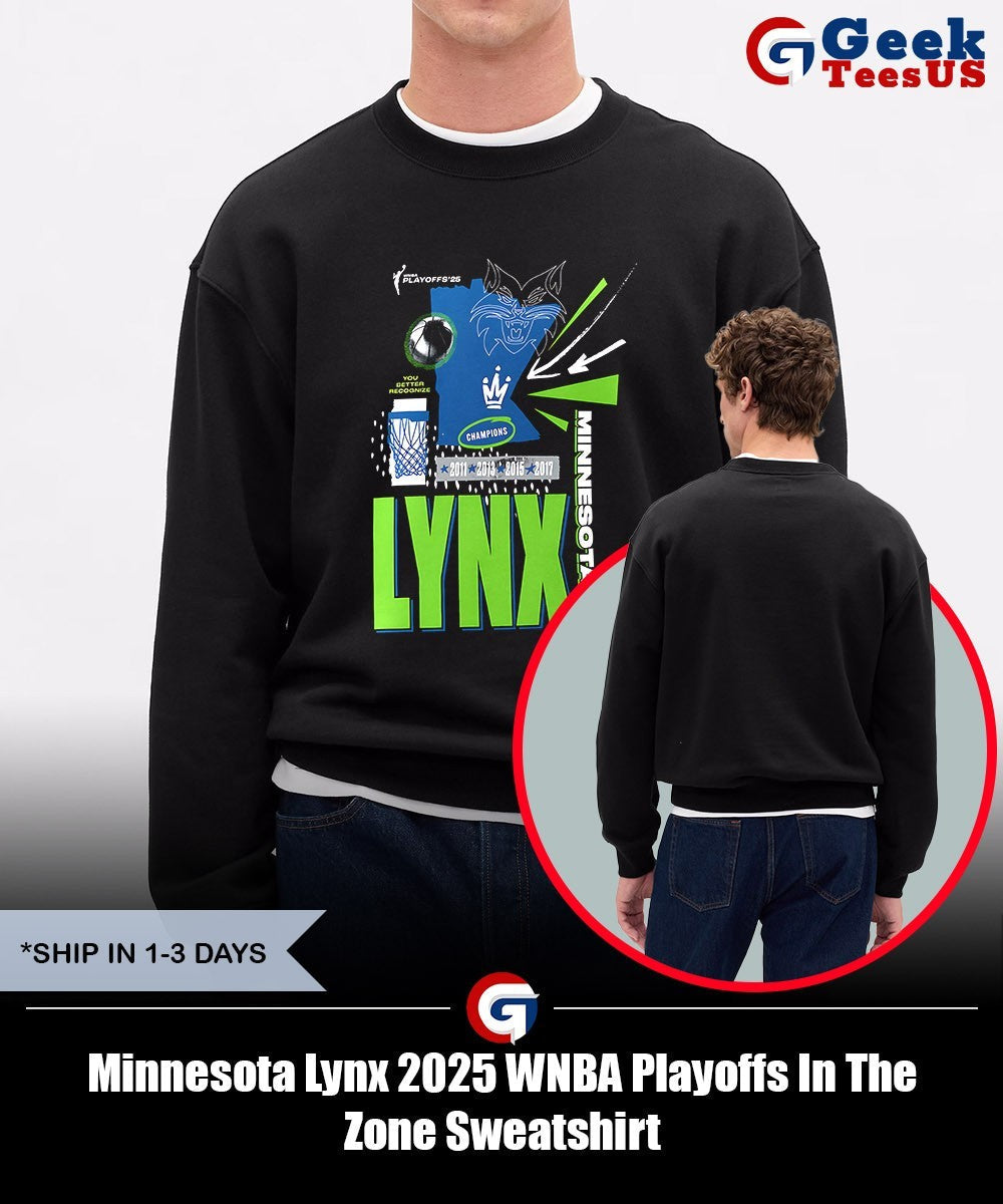 Minnesota Lynx 2025 WNBA Playoffs In The Zone shirt